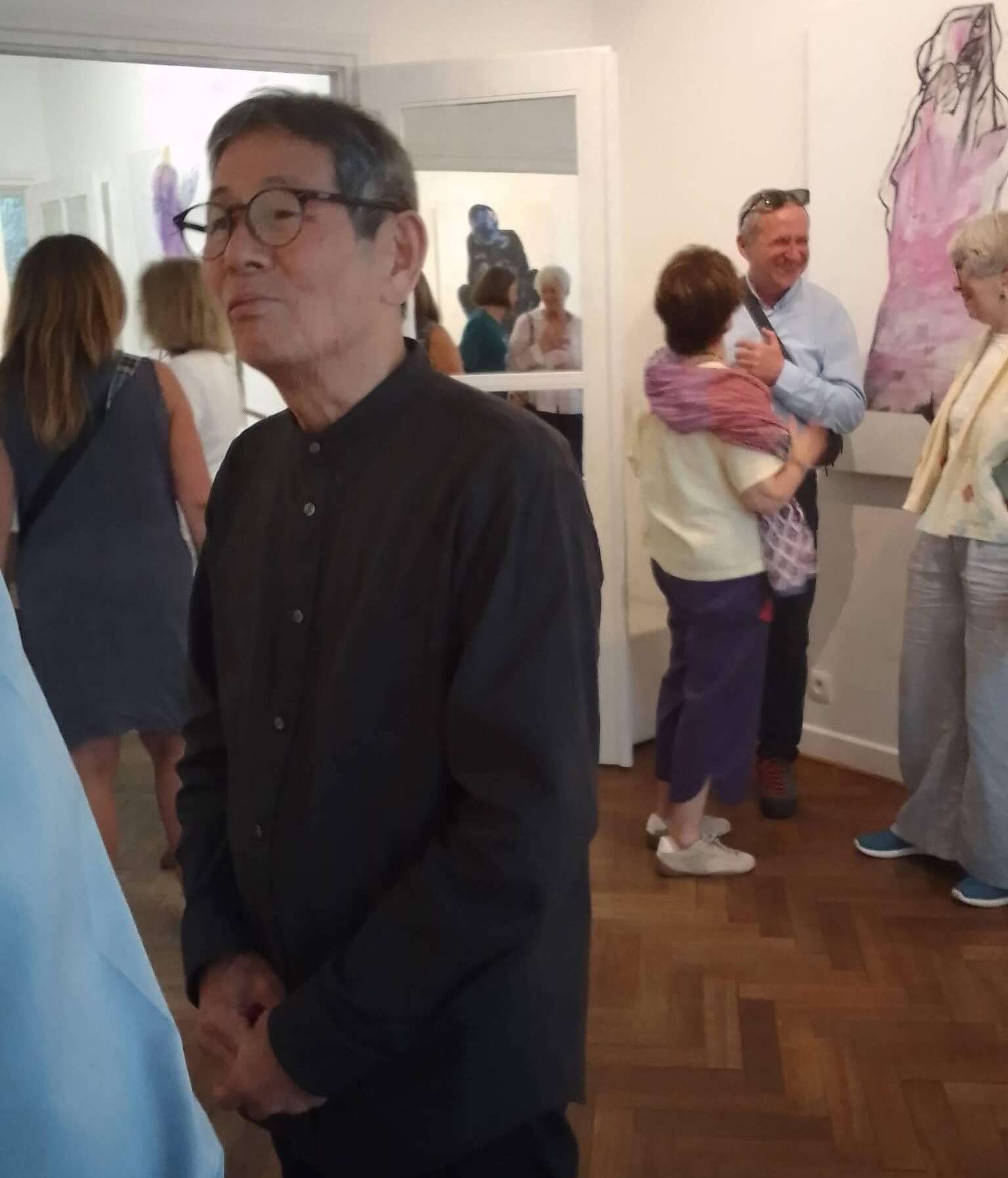 Galeria Delfiny. Zaproszenie na zamknięcie wystawy japońskiego artysty Yutaka Nishio